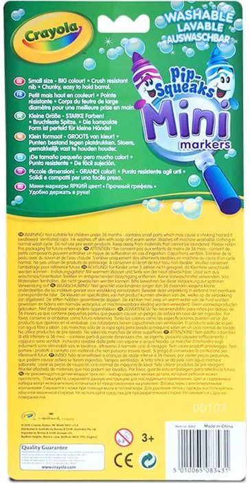 Žymekliai mini CRAYOLA (14 vnt.)