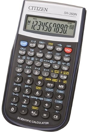 Mokslinis skaičiuotuvas CITIZEN SR-260N