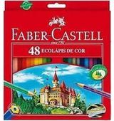 Spalvoti pieštukai Faber-Castell CASTLE su drožtuku, 48 sp.
