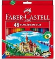 Spalvoti pieštukai Faber-Castell CASTLE, 48 sp.