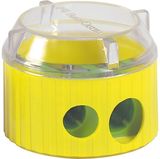 Drožtukas Faber-Castell, 2 skylių, įv. spalvų