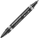 Permanentinis žymeklis STAEDTLER LUMOCOLOR DUO 348, juodas