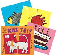 Dėlionė dviejų dalių KAS TAI?