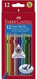 Akvareliniai pieštukai Faber-Castell GRIP, 12 spalvų