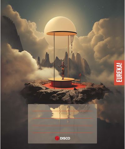 Sąsiuvinis DISCO Eureka, A5, 32 l., langeliais