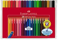 Flomasteriai Faber-Castell GRIP, 20 spalvų