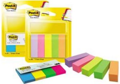 Puslapių žymekliai POST-IT, 20 x 38 mm,  4 sp.