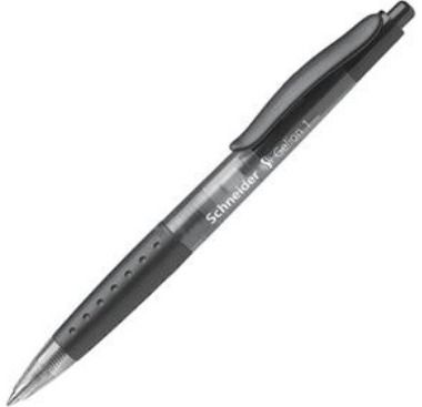 Gelinis rašiklis SCHNEIDER GELION 1, 0,4 mm., juodas