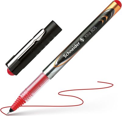 Rašiklis SCHNEIDER XTRA 805, 0,5 mm., raudona