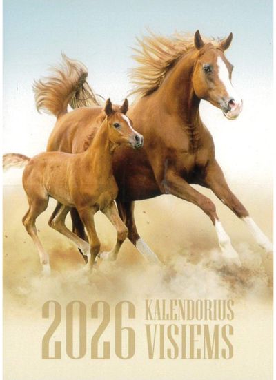 Plėšomas kalendorius 2026 Visiems