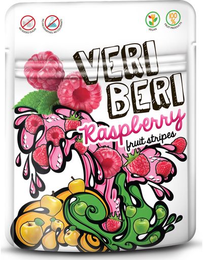 Avietinės vaisių juostelės VERI BERI