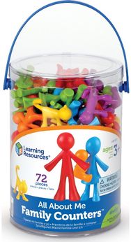 Skaičiavimo ir rūšiavimo figūrėlių rinkinys LR ALL ABOUT ME FAMILY COUNTERS