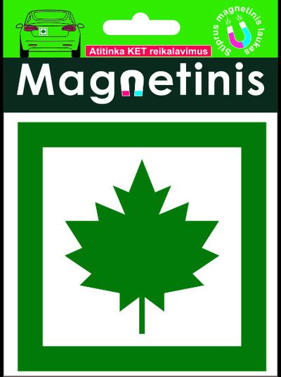 Magnetinis Klevo lapas