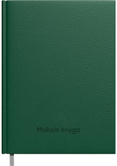 Mokslo knyga 2021/2022 A6+, tamsiai žalia