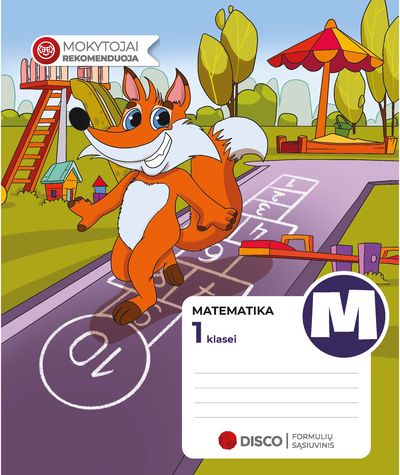 Formulių sąsiuvinis DISCO Matematika, A5, 1 kl., 14 l., langeliais