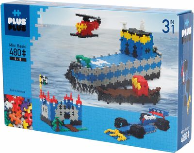 PLUS PLUS konstruktorius, 3in1, 480 det.