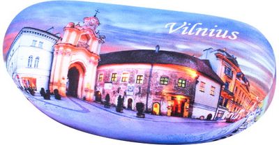 Suvenyrinis akinių dėklas VILNIUS