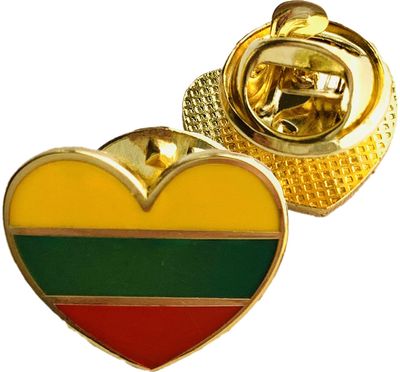 Metalinis ženkliukas LT HEART