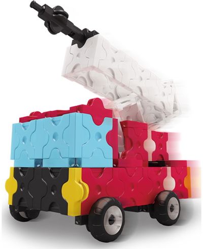 Japoniškas konstruktorius LaQ Hamacron Constructor Fire Truck