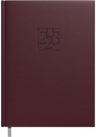 Darbo knyga B6 KANCLER 2023, puslapis dienai, tamsiai ruda