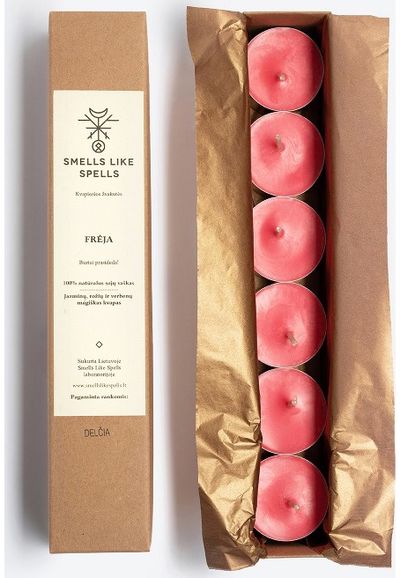 Kvapiosios arbatinės žvakutės FRĖJA, 5 vnt.