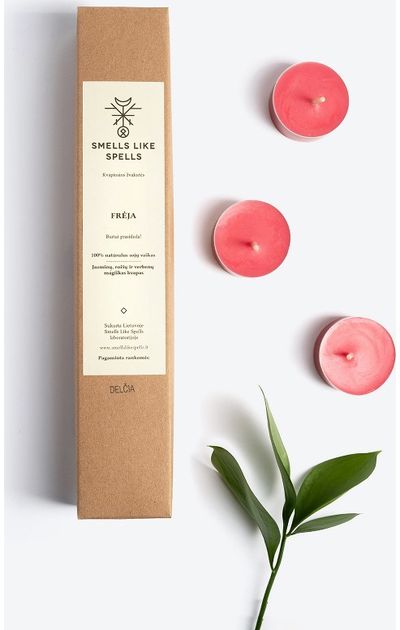 Kvapiosios arbatinės žvakutės FRĖJA, 5 vnt.