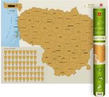 Nutrinamas žemėlapis - Lietuva