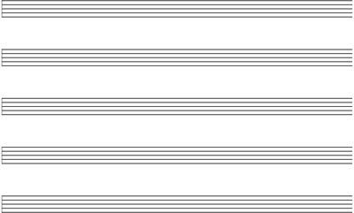 Natų sąsiuvinis MUZIKA, A5, 12 lapų, žalias