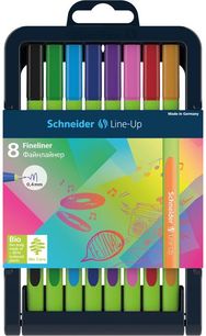 Rašiklių rinkinys Fineliner SCHNEIDER Line-Up 04, 8 spalvos