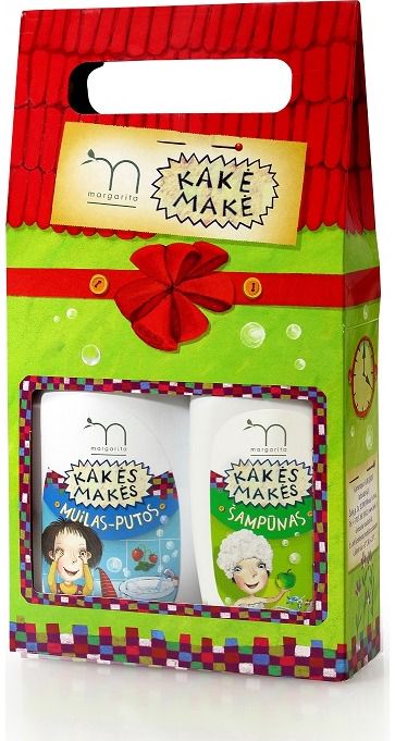 Kakės Makės rinkinys (šampūnas ir rankų putos)