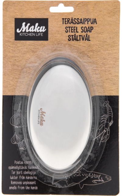Nerūdijančio plieno muilas MAKU (nemalonaus rankų kvapo naikinimui)
