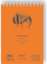 Bloknotas SM-LT Authentic Mix įv.piešimo technikoms, A4, 200 gsm, 40 l.