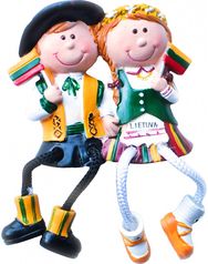 Magnetas PORELĖ TAUTINIAIS RŪBAIS