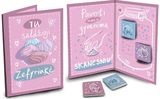 4 šokoladukų atvirukas SALDŽIOJI ZEFYRIUKĖ