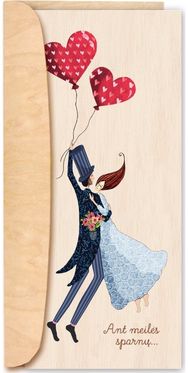 Atvirukas ANT MEILĖS SPARNŲ (L), su voku