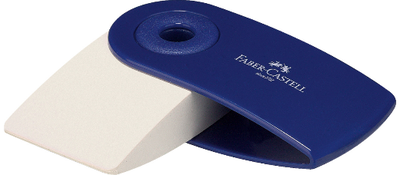 Trintukas Faber-Castell SLEEVE Mini, raudonas arba mėlynas