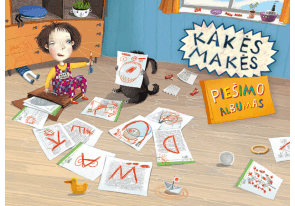 Kakės Makės piešimo albumas_NB, 20 lapų