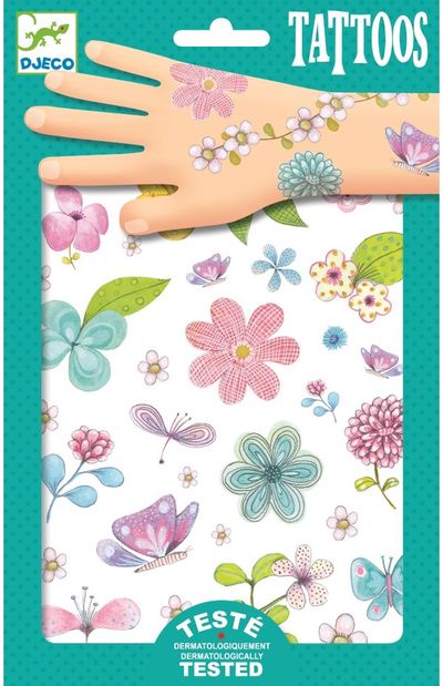 Laikinosios tatuiruotės DJECO FAIR FLOWERS OF THE FIELD