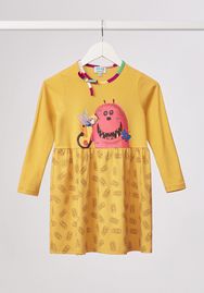 Naktiniai marškiniai mergaitėms FĖJA, 86-92, geltona