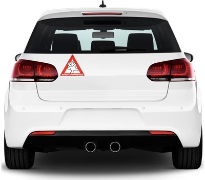 Magnetinis lipdukas VAIKAS AUTOMOBILYJE
