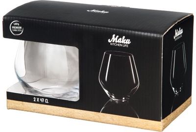 Viskio stiklinės MAKU, 2x550 ml