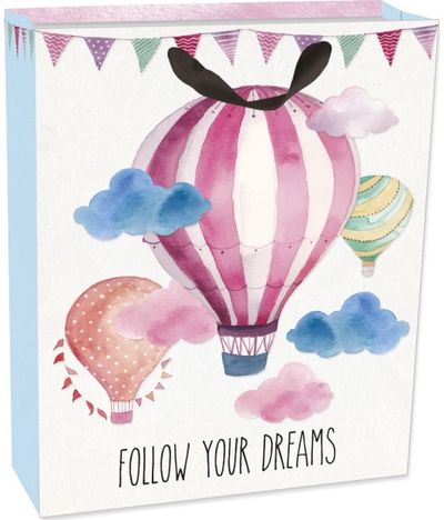 Dovanų maišelis FOLLOW YOUR DREAMS, vidutinis