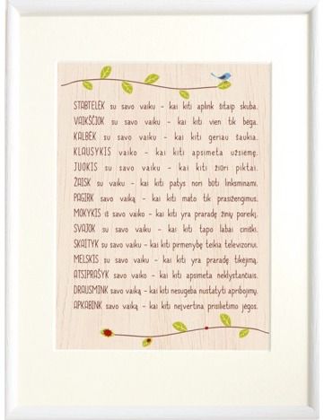 Paveikslas MYLĖK, A4