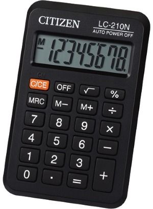 Kišeninis skaičiuotuvas CITIZEN LC-210N