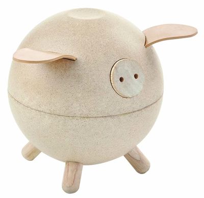 Žaislinė taupyklė PIGGY BANK balta PLANTOYS