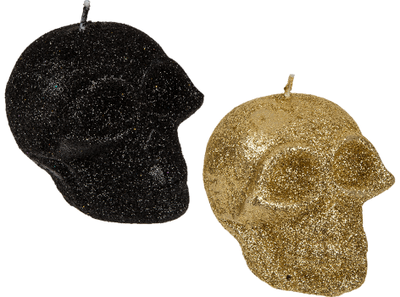 Žvakė GLITTER SKULL, 7 cm
