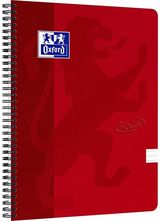Sąsiuvinis OXFORD TOUCH su spirale, A4+, 70 l., linijomis, raudonas