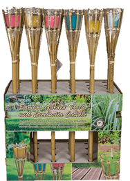 Bambukinis sodo fakelas CITRONELLA