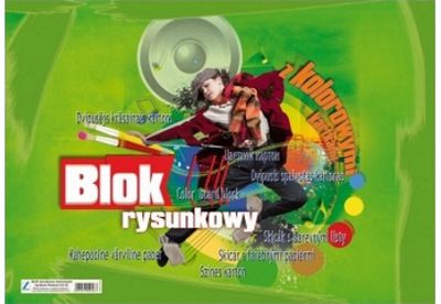 Dvipusis spalvotas popierius KRESKA PREMIUM, A3, 30 l., 15 spalvų