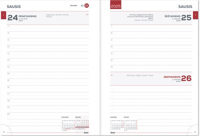 Mokslo knyga 2024/2025 14x19 cm mėlynas